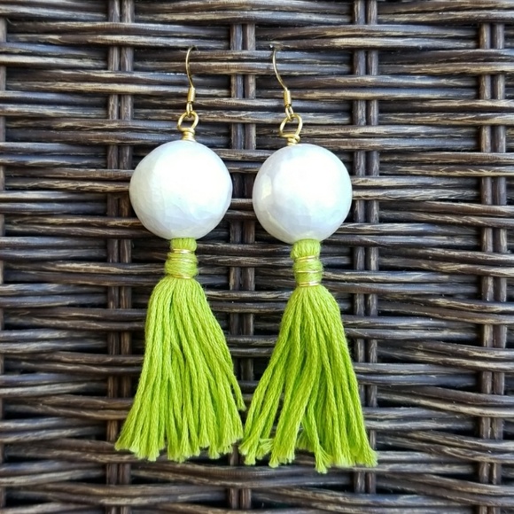 Bubble Tassel Earrings - Picture 5 of 5